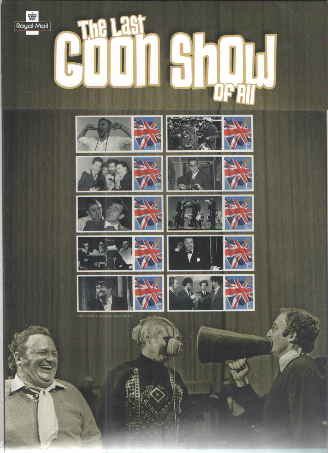 (image for) CS18 The Last Goon Show of All Royal Mail Commemorative Sheet - Click Image to Close
